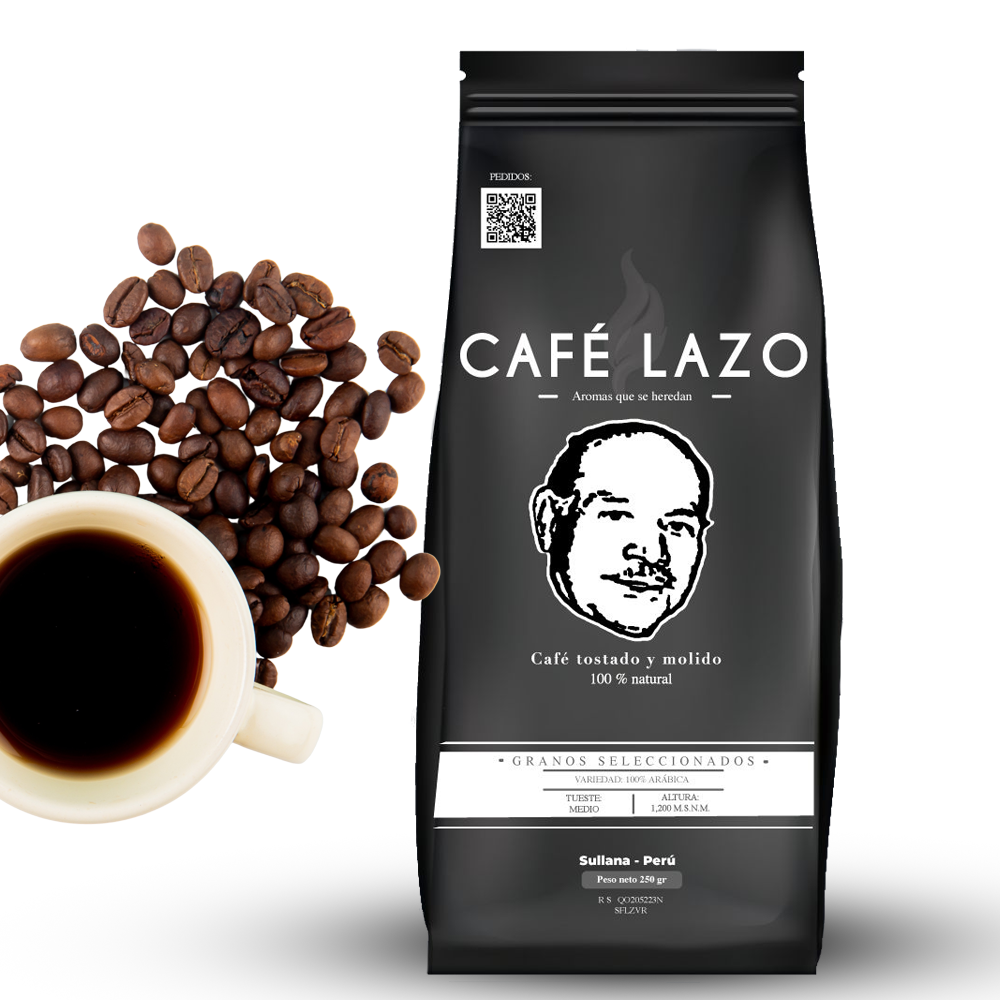 Café en grano y tostado 250 gr.